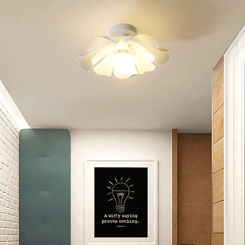 Simple Modern Flower Bedroom Ceiling Lamp Creative Corridor Cloakroom Balcony