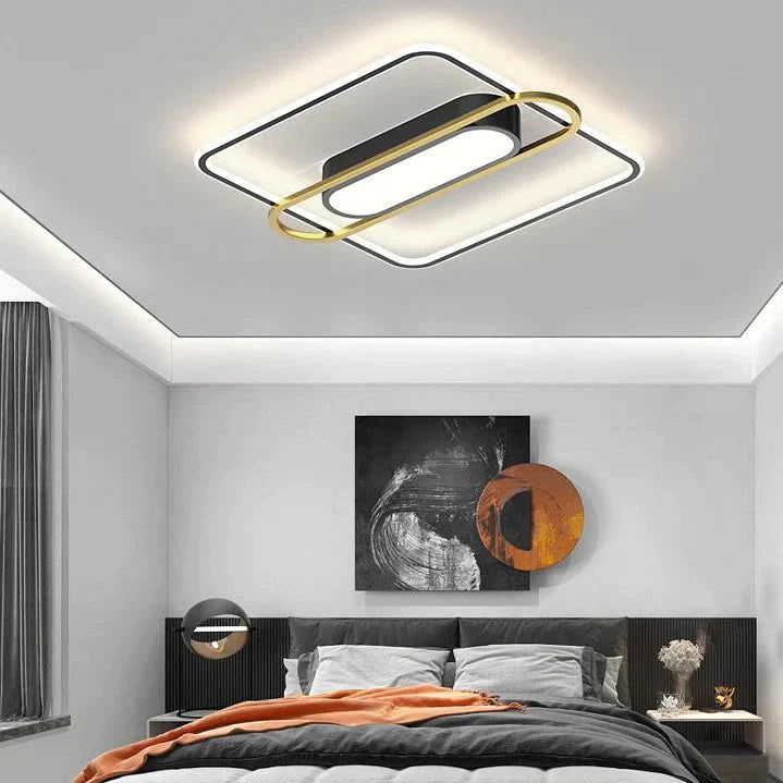 Thin Bedroom Restaurant Modern Simple Side - Emitting Led Ceiling Lamp Decoration