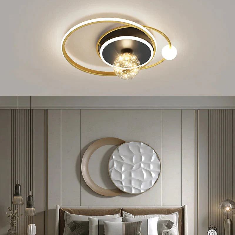 Bedroom Ceiling Lamp Atmospheric Household Nordic Simple Modern Net Red Creative Personality Sky
