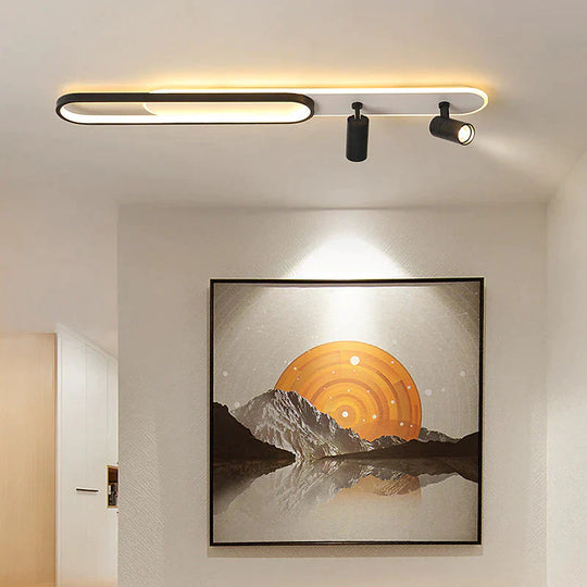Living Room Led Ceiling Lamp Restaurant Tunnel Modern Simple Bedroom Cloakroom Porch Nordic Lamps