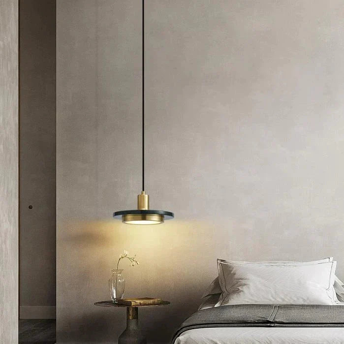 Nordic Postmodern Designer Simple Marble Chandelier Artistic Personality Bedroom Bedside Restaurant