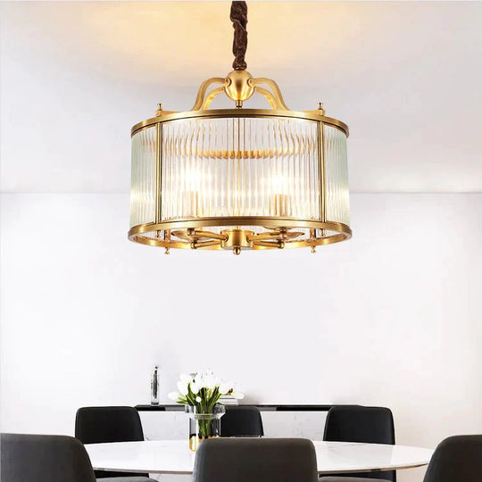 Fashion American Luxury Restaurant Bedroom Copper Chandelier Pendant