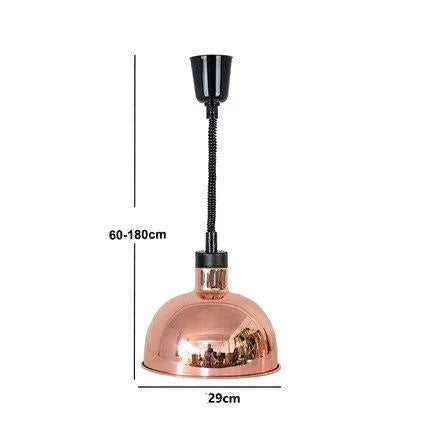 Restaurant Food Insulation Lamp Heating Commercial Chandelier Single - Head Barbecue C / 12W Pendant