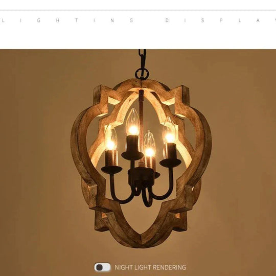 Retro Four Head Industrial Hotel Iron Chandelier Living Room Bar Restaurant Lamp Wholesale Pendant