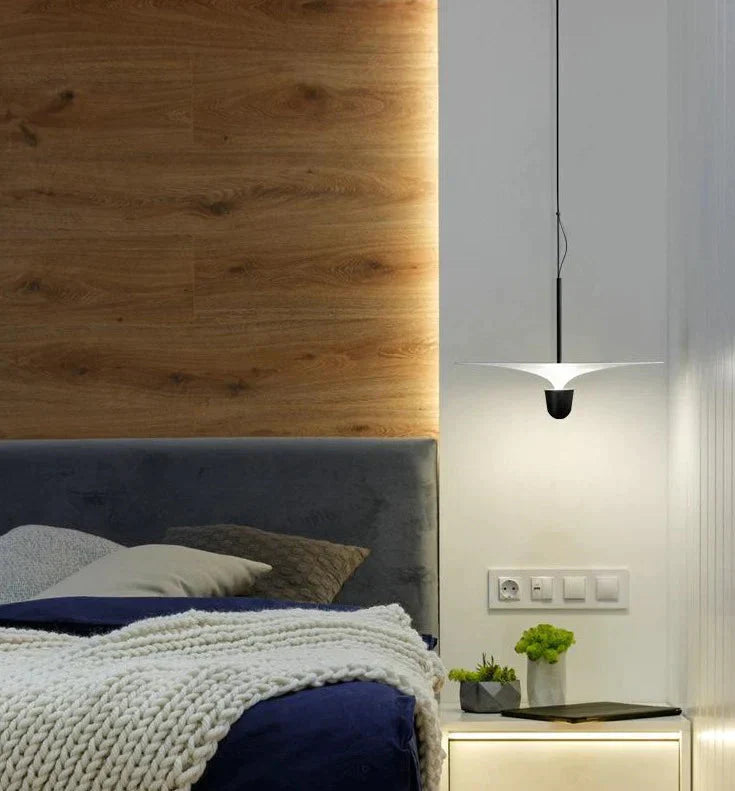 Minimalist Lamp Creative Personality Postmodern Light Luxury Ins Long Line Chandelier Pendant