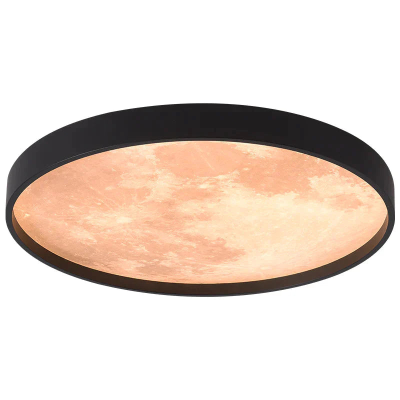 New Modern Simple Round Bread Lamp Creative Net Red Moon Ceiling