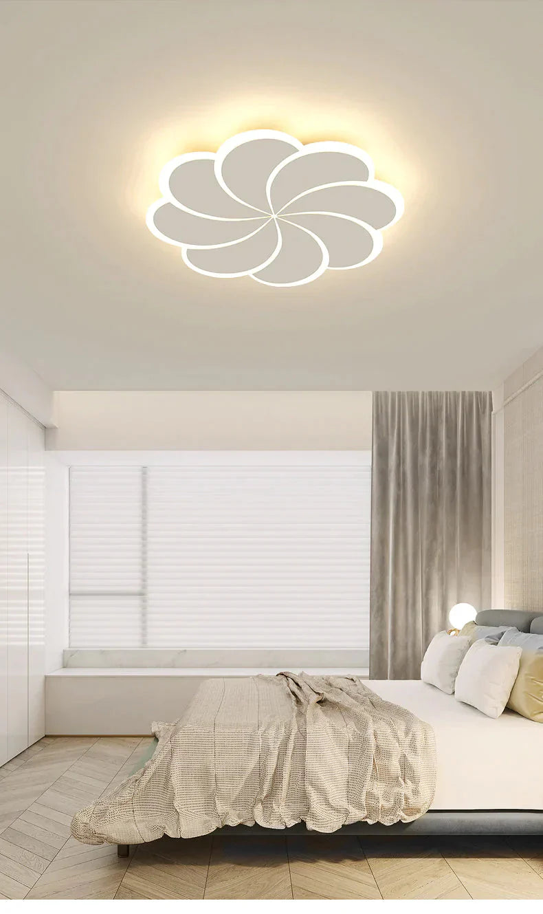 Led Living Room Lamp Simple Atmosphere Main Creative Personality Flower Hall Ceiling