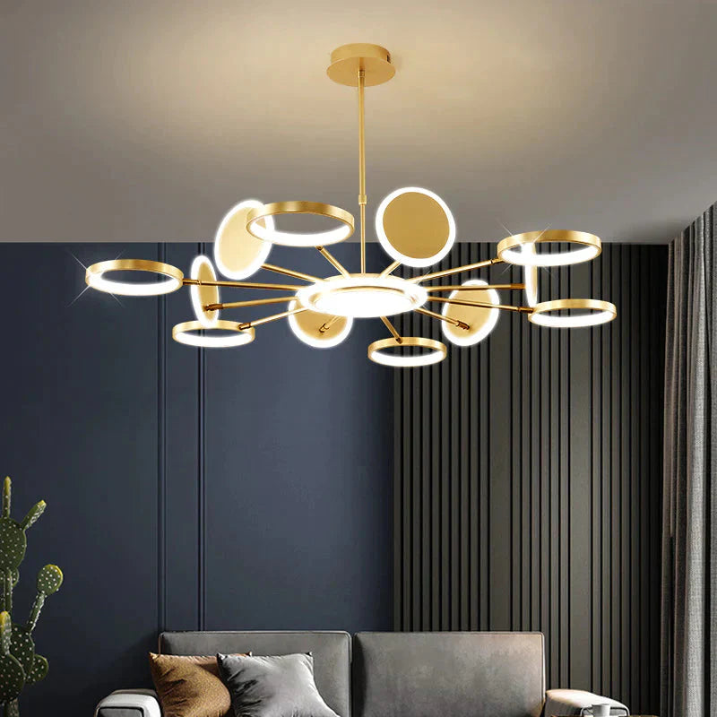 Modern Minimalist Luxury Restaurant Bedroom Atmosphere Creative Chandelier Pendant