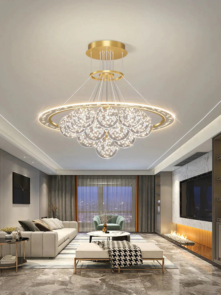 Simple Modern Atmospheric Hall Lamp Luxurious And Creative Chandelier In Mantianxing Restaurant