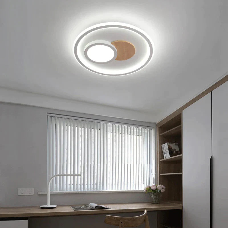 Led Nordic Fashion Creative Round Ceiling Lamp Ultra Thin