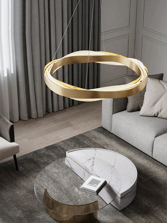Minimalist Postmodern Living Room Chandelier Atmosphere Simple Model Dining Bedroom Stainless Steel