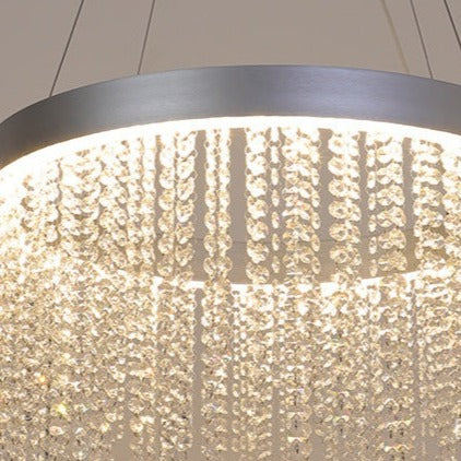 Creative Tassel Lamp Personality Simple Living Room Light Luxury Crystal Bar Restaurant Chandelier