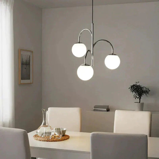 Nordic French Light Luxury Bedroom Restaurant Chandelier Special - Shaped Lamp Pendant