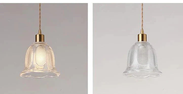 Glass Chandelier Single Head Small Pendant