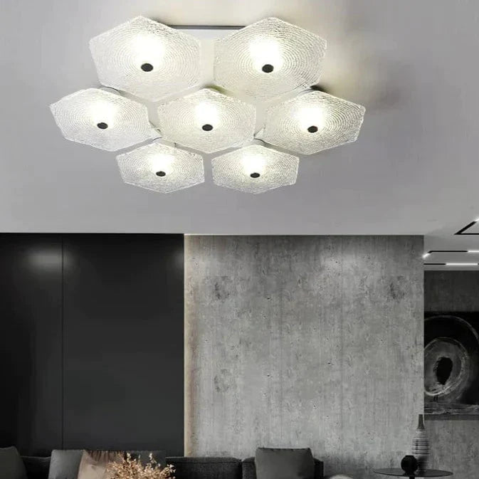 Nordic Living Room Ceiling Lamp Modern Simple Study Bedroom Creative Porch Aisle Glass Household