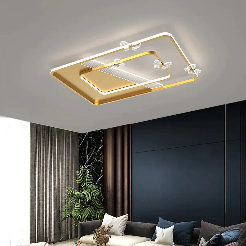 Living Room Lamp Led Nordic Warm Romantic Modern Simple Personality Creative Ceiling Bedroom