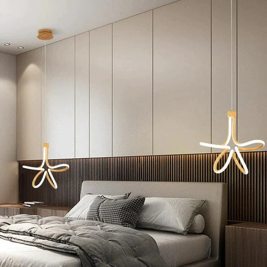 Modern Simple Restaurant Chandelier Personalized Living Room Bedroom Bedside Creative Staircase