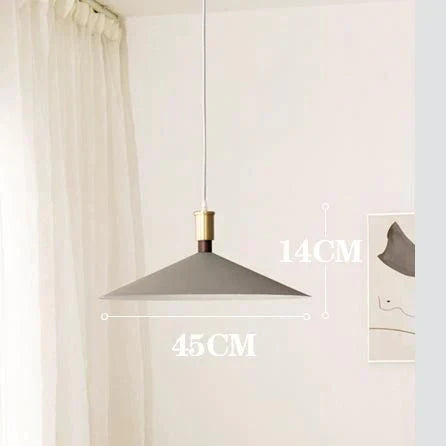 Nordic Modern Minimalist New Chandelier Ed Lamp Single Dining Room Round Bar Table Grey / Large