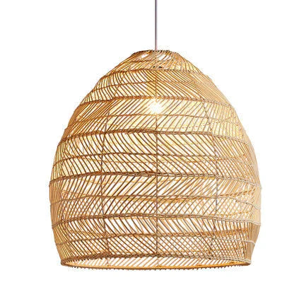 Garden Homestay Led Living Room Rattan Chandelier Pendant