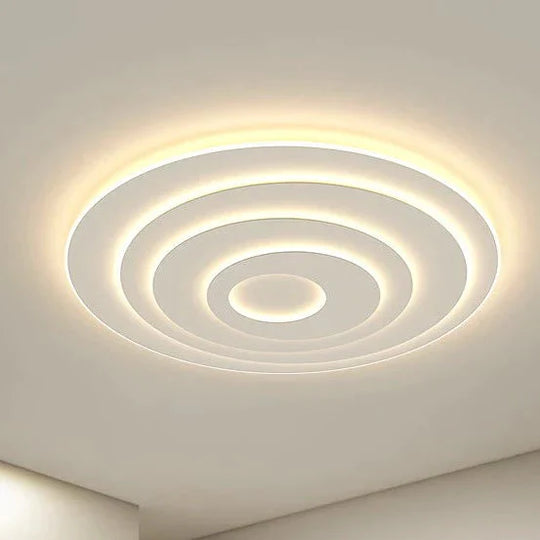 Living Room Simple Circular Modern Led Atmosphere Household Nordic Bedroom Hall Ceiling Lamp