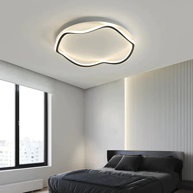 New Bedroom Ceiling Lamp Simple Modern Led Room Lamps Household Master Minimalist Creativity Black