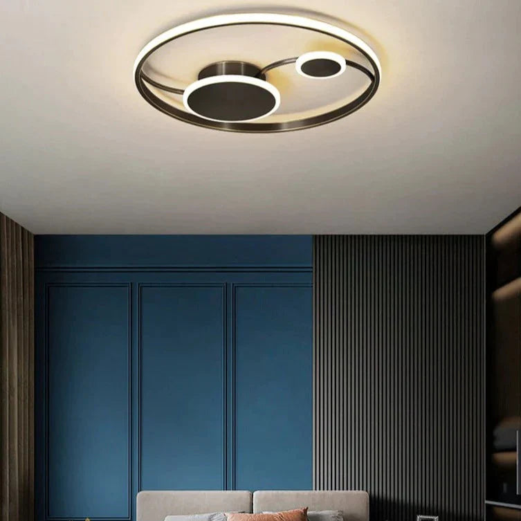Modern Simple All Copper Bedroom Ceiling Lamp High Quality Led Acrylic Personalized Creative New