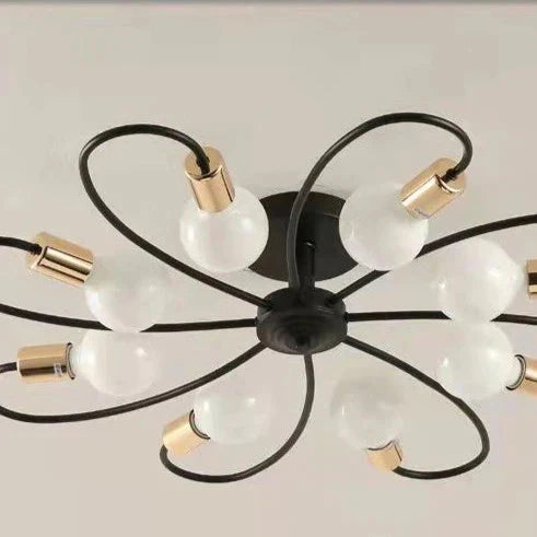 Nordic Chandelier Creative Industrial Style Modern Simple Personality Living Room Lamp Bedroom