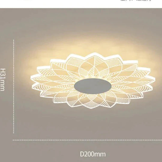 New Ultra - Thin Acrylic Ceiling Lamp Simple Modern Led Living Room Bedroom Study Children’s