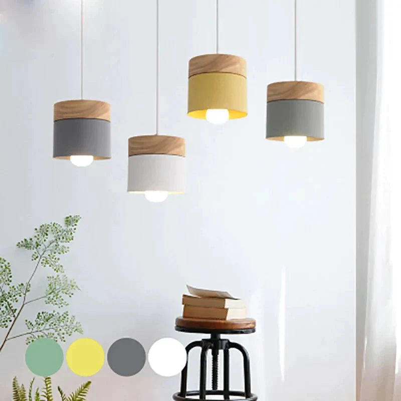 Simple Dining Room Living Chandelier Tea Shop Table Lamp Bedroom Macaroon Creative Black / 1 Head