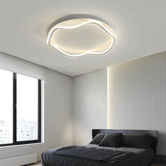 New Bedroom Ceiling Lamp Simple Modern Led Room Lamps Household Master Minimalist Creativity White