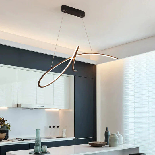 Hot Creative Modern Led Pendant Lights For Dining Room Living Bar Shop Hanging White Or Black Lamp