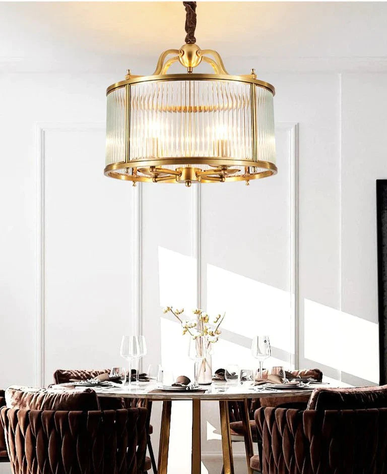 Fashion American Luxury Restaurant Bedroom Copper Chandelier Pendant