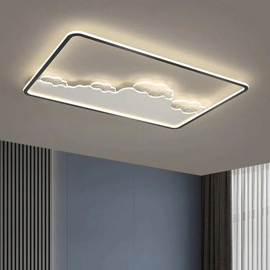 Living Room Lamp Ceiling Modern Simple Atmosphere Nordic Ultra - Thin New Bedroom