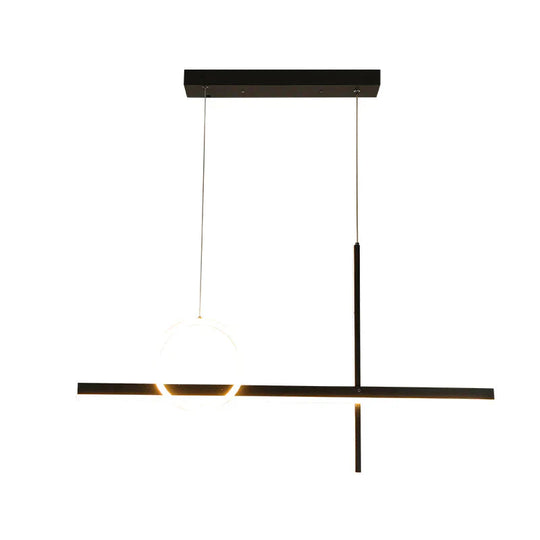 Luxury Dining Room Chandelier Simple Modern Long Living Lamp Creative Personality Nordic Bar