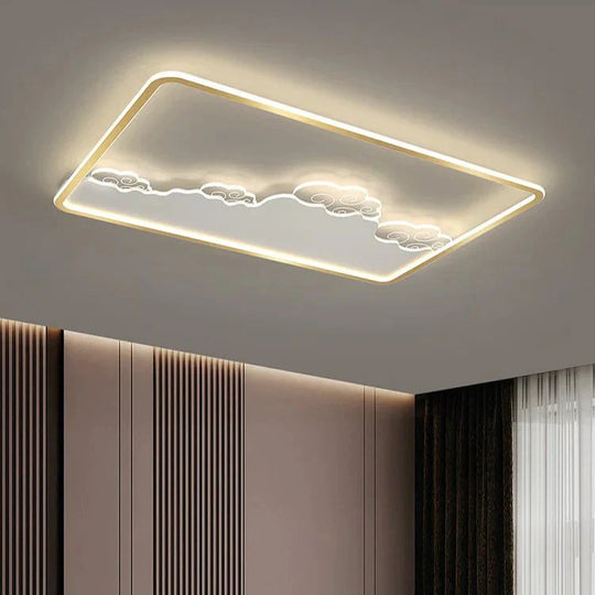 Living Room Lamp Ceiling Modern Simple Atmosphere Nordic Ultra - Thin New Bedroom