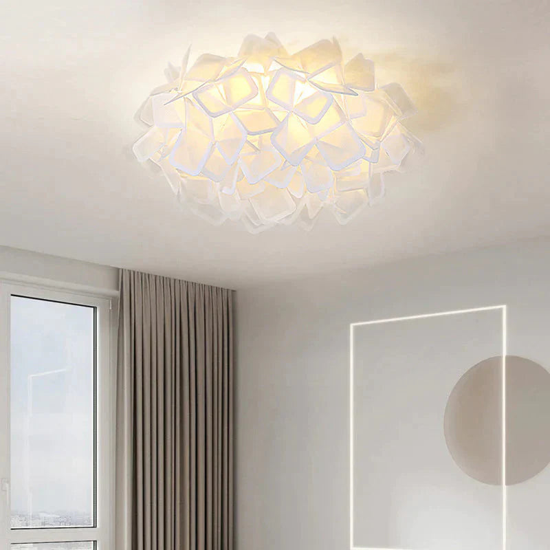 Simple Modern Ceiling Lamp With Living Room Warm And Romantic Flower Shaped