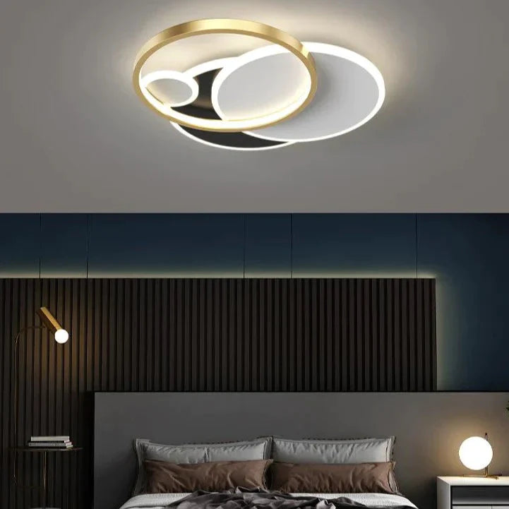 Led Chandelier Living Room Creative Ceiling Bedroom Simple