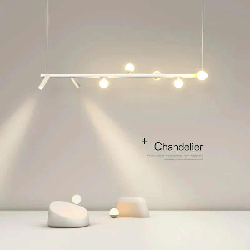 Simple Chandelier Led Dining Room Lamp Modern Nordic Living Studio Designer Bar Pendant