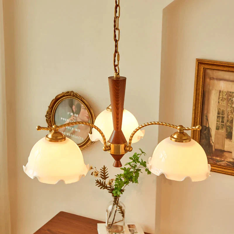 European Style Chandelier Restaurant Bedroom Lamp Creative Retro Iron Art Living Room Modern Simple