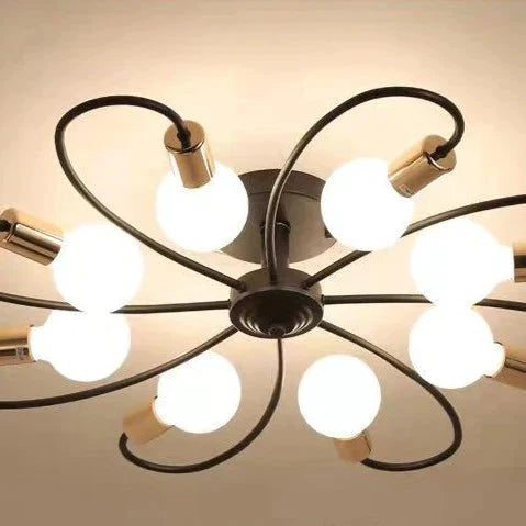 Nordic Chandelier Creative Industrial Style Modern Simple Personality Living Room Lamp Bedroom