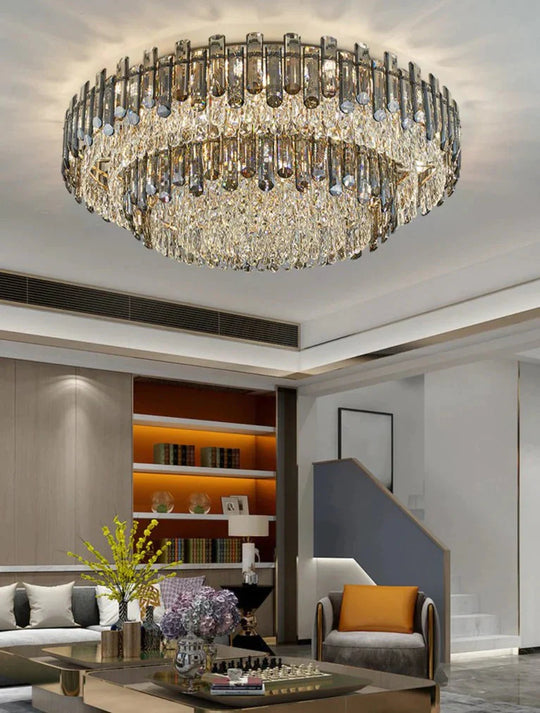 Ceiling Lamp Round Crystal Modern New Luxury Lamps