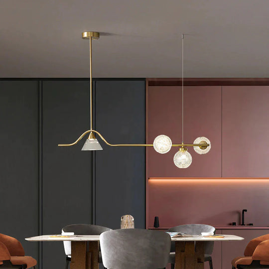Nordic Restaurant Chandelier Simple Modern Atmosphere Bar Post - Modern Warm Luxury Online