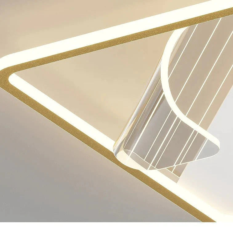 Simple Modern Bedroom Ceiling Lamp Light Luxury Led Whole House Living Room Gold Lighting