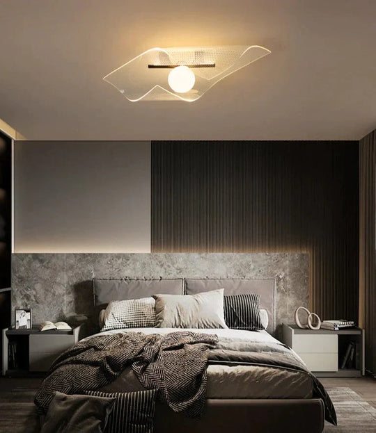 Simple Modern Atmosphere Household Acrylic Chandelier Creative Ceiling Lamp Pendant