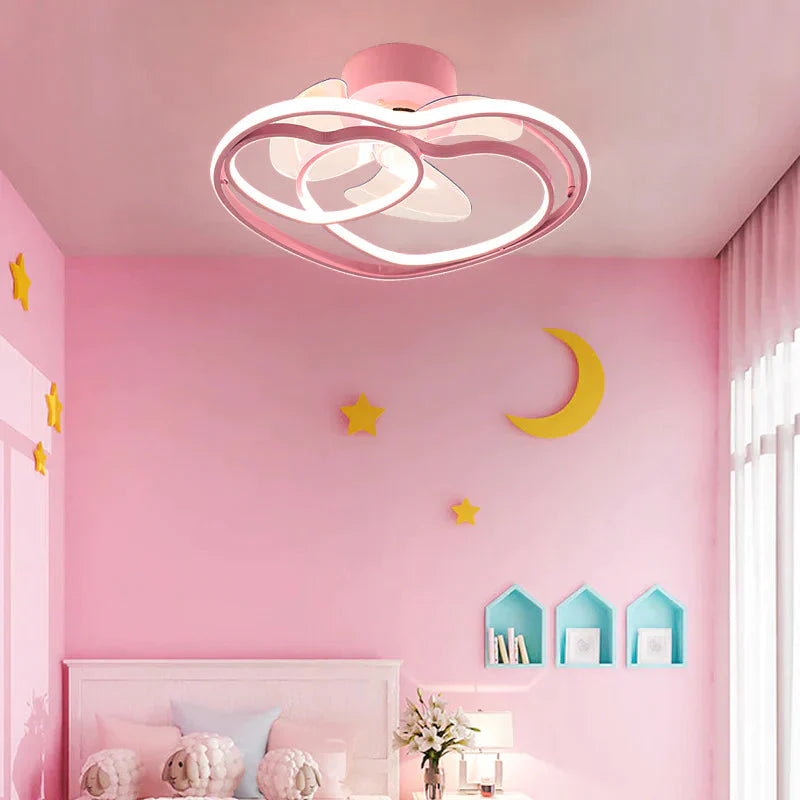 Creative Ceiling Fan Lamp Led