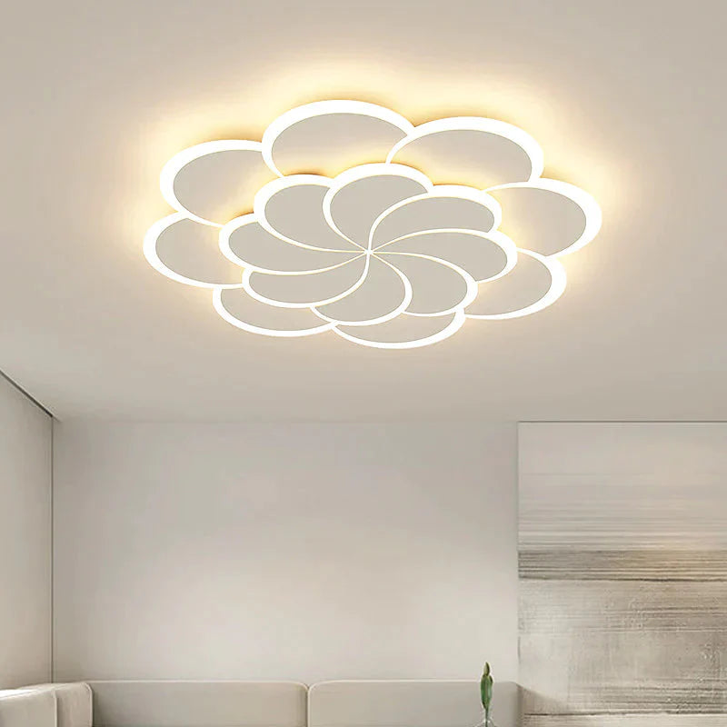 Led Living Room Lamp Simple Atmosphere Main Creative Personality Flower Hall Ceiling