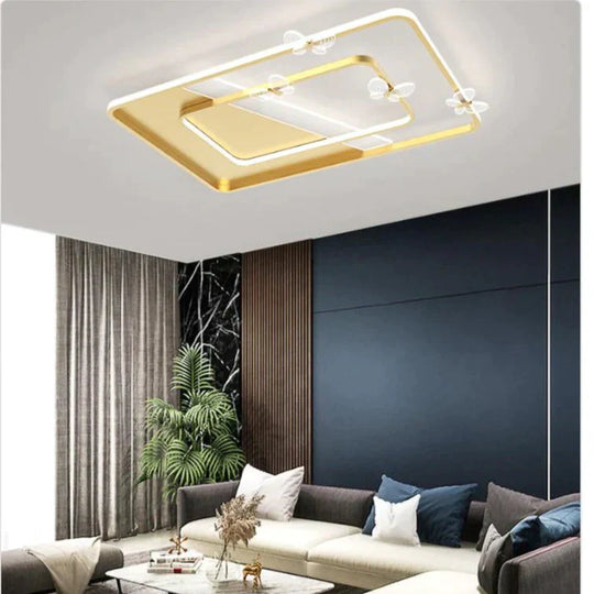 Living Room Lamp Led Nordic Warm Romantic Modern Simple Personality Creative Ceiling Bedroom