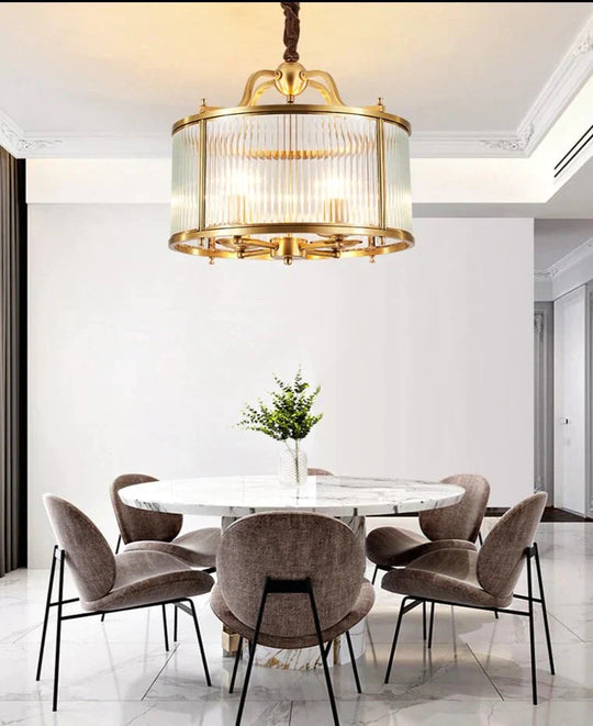 Fashion American Luxury Restaurant Bedroom Copper Chandelier Pendant