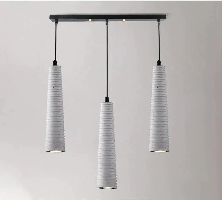Simple Modern Creative Personality Bar Dining Room Bedside Single Three Cement Chandelier Pendant