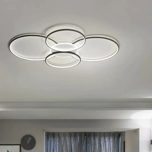 Living Room Main Lamp Atmospheric Hall Minimalist Circular Ring Indoor Ceiling